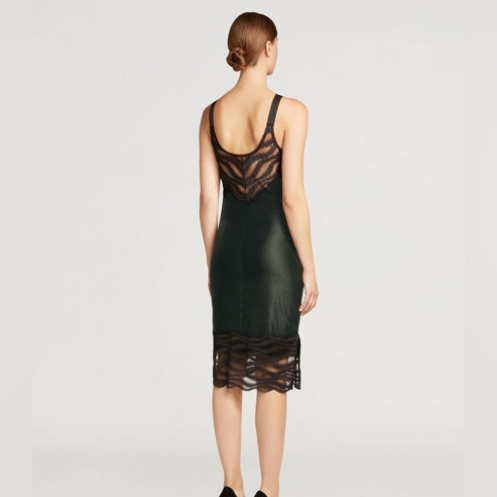 WOLFORD Esmeralda size xs black on black dress